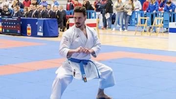 Damián Quintero, campeón de España de kata.