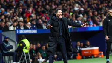 Simeone, ante el Slovan.