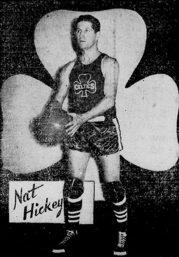 En 1948 Nat Hickey era el entrenador de los Providence Steamrollers de la BAA, liga que sería precursora de la actual NBA. El 28 de enero, en un partido contra los Knicks de Nueva York, Hickey decidió entrar al parqué en los últimos minutos de la primera parte para intentar ayudar a su equipo a remontar el partido. Finalmente los Steamrollers cayeron ante los Knicks por 75 - 71, pero Hickey consiguió entrar en los libros de historia como el jugador más veterano en competir en la mayor liga de baloncesto del mundo.