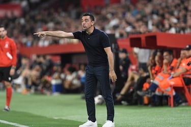 Xavi no encuentra hueco 