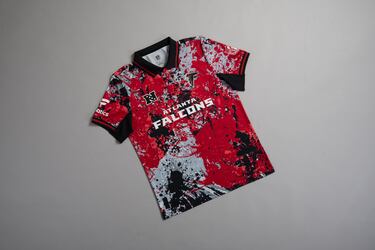 Las camisetas de los equipos de la NFL al estilo clásico del fútbol