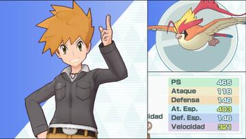 Azul llega a Pokémon Masters