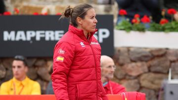 Anabel Medina en la Copa Federación.