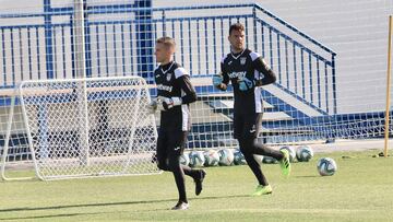 Cuéllar no se entrena en la previa del Leganés - Atlético