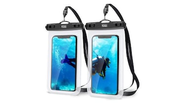 Este pack de dos fundas impermeables para el móvil es el más vendido en Amazon