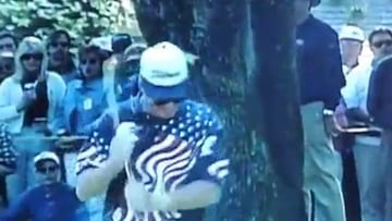 Zac Blair se rompió el putter en la cabeza.
