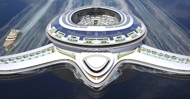 Será la estructura flotante de mayores dimensiones construida por el ser humano.
