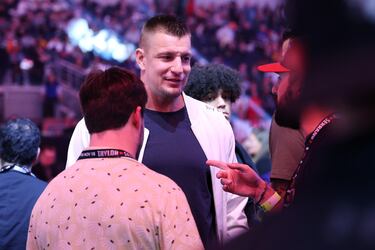 El ex jugador de fútbol americano, Rob Gronkowski.