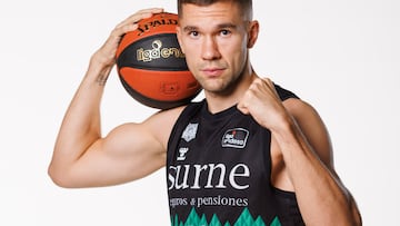 Sulejmanovic, con el Bilbao Basket