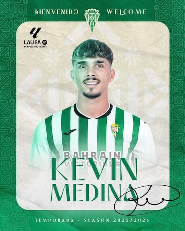 Kevin Medina, el décimo fichaje