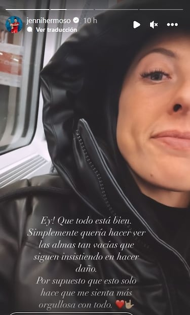 Jenni Hermoso denuncia los graves insultos que recibe por redes sociales: “No te toco ni con un palo”