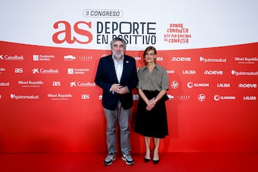 Vanessa Hernández, Directora de operaciones de Prisa 
junto a José Manuel Rodríguez Uribes, Presidente del Consejo Superior de Deportes