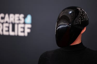 Daniela García posa en la alfombra roja de los Grammys 2025 en ell Crypto.com Arena situado en la ciudad de Los Ángeles, en California.