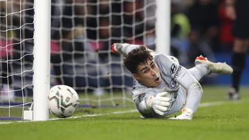 Kepa 'tapa' el conflicto.