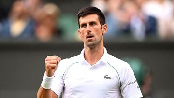 Djokovic cierra el puño en Wimbledon.