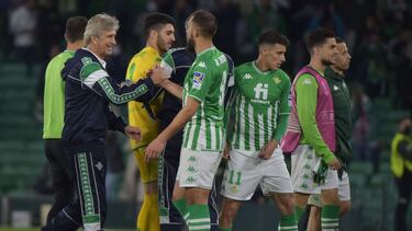 Pellegrini celebra el pase ante el Zenit.