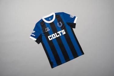 Las camisetas de los equipos de la NFL al estilo clásico del fútbol