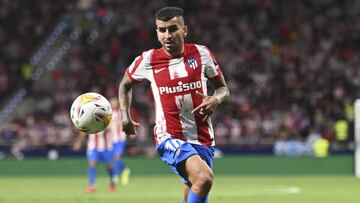 Correa, durante el Atlético-Villarreal