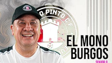 Germán 'El Mono' Burgos, será el segundo entrenador del Nuevo Pinto CF.