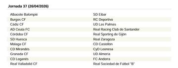 El calendario de LaLiga Hypermotion 25/26