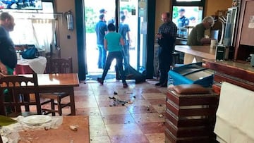 Pelea multitudinaria entre hinchas del Coruxo y del Mérida