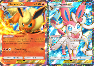pokemon tcg pocket arboleda de eevee expansion miniset a3b flareon ex sylveon ex