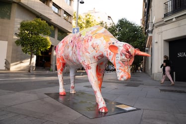 Las esculturas talladas a mano e ilustradas por diferentes artistas ya están por las calles de Madrid. 