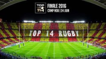 El Camp Nou acogerá la final de la liga francesa de rugby