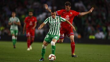 Giovani Lo Celso, con el Betis.