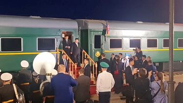 El tren blindado de Kim Jong-un para ir Rusia