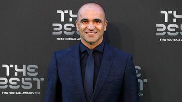 Roberto Martínez durante la gala de The Best celebrada en Londres.