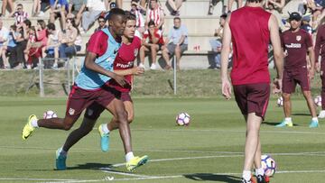 Aplausos para Mensah, Borré y Amath en la 3º sesión del día