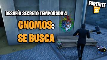 Desafío secreto de Fortnite: ¿dónde está el gnomo de Se busca?