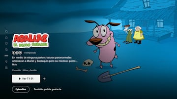 hbo españa series animacion cartoon network agallas el perro cobarde