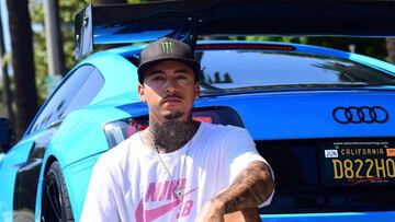 Nyjah Huston y su Audi, en Instagram.