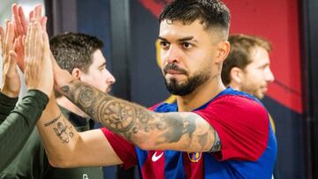Matheus, jugador del Barça de fútbol sala.