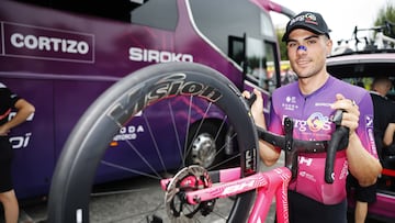 Vuelta a Espana 2025 - 80th Edition - 2nd stage Alba - Limone Piemonte 159,5 km - 24/08/2025 - Mario Aparicio (ESP - Burgos Burpellet BH) - photo Rafa Gomez/SprintCyclingAgency©2025