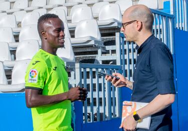 Cissé: “No me conformo, quiero crecer y ayudar a subir a Primera”