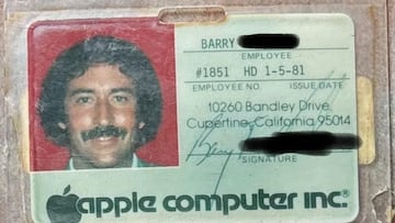 Una mujer encuentra la tarjeta de trabajo de su padre de 1981 y resulta ser un ‘pionero de Apple’: “Le habría hecho reír mucho”