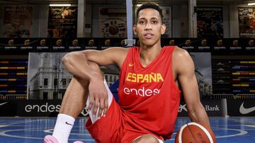 Tyson Pérez posa para AS durante la concentración de la Selección en Guadalajara.