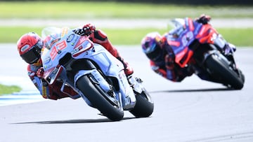 Márquez y Martín en la carrera de Australia