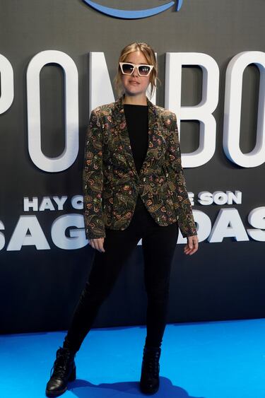 Veki Velilla posa en el photocall dureante la premiere de la docuserie 'Pombo'.
 
 
 