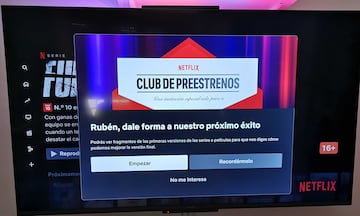 netflix club de preestrenos