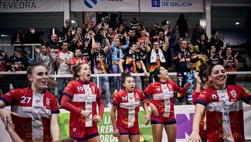 El equipo Mecalia Atlético Guardés durante la disputa de uno de sus partidos.