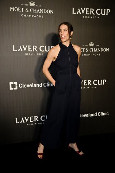Andrea Petkovic durante la alfombra negra de la ceremonia inaugural de la Laver Cup celebrada en el Uber Arana de Berlin.