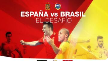 Las entradas para el doble España-Brasil, desde el día 17