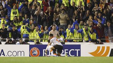 10/04/14 PARTIDO EUROPA LEAGUE CUARTOS VUELTA
VALENCIA - BASILEA
GOL 4-0 ALCACER ALEGRIA