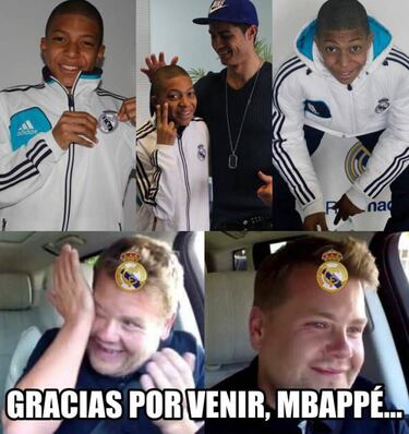 Los mejores memes de la presentación de Mbappé con el Real Madrid