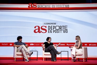 Charla de  Jero García, entrenador de boxeo con Miriam Gutiérrez, Campeona de Europa de boxeo y concejala de Torrejón de Ardoz  y Cristina Parra, redactora de AS.