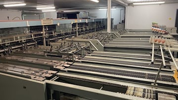 maquina clasificadora huevos empresa avicola granja alemania